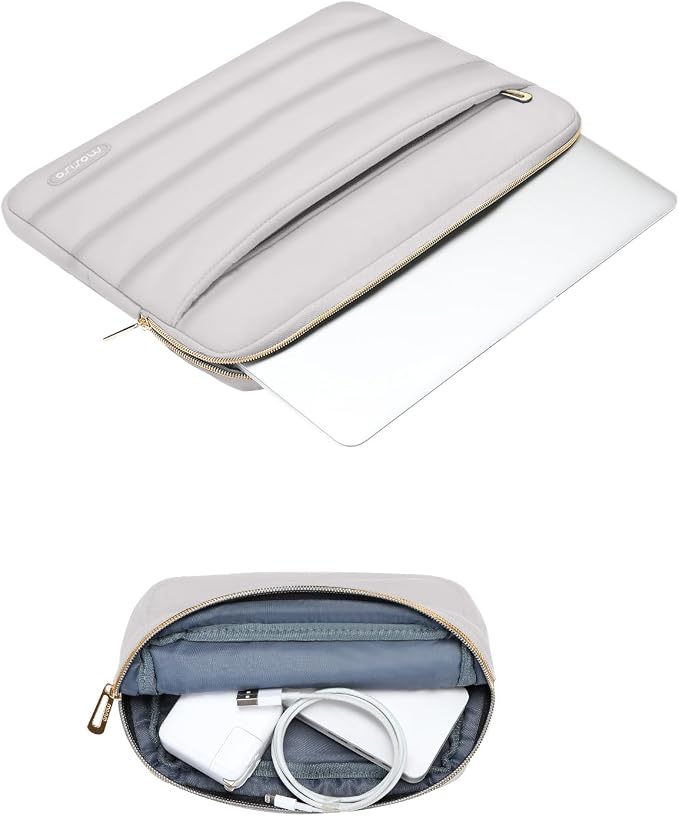 MOSISO 15-15.6 inch Laptop Case, 16 inch Puffy Laptop Sleeve Compatible - Image 3