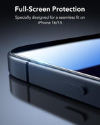 ESR 3 Pack 9H+ Glass for iPhone 16/ iPhone 15 Privacy Screen Protector - Image 7
