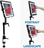 Mount-It! Tablet Pole Mount | Universal Full Motion Holder - Image 7