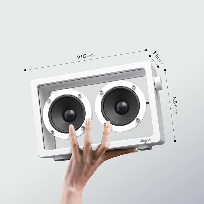 Cassette Portable Bluetooth Speaker, 16W Minimalist Speakers Bluetooth Wireless - Image 7