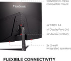 ViewSonic VX3218C-2K 32 Inch Curved 1440p 1ms 165Hz Gaming Monitor - Image 6