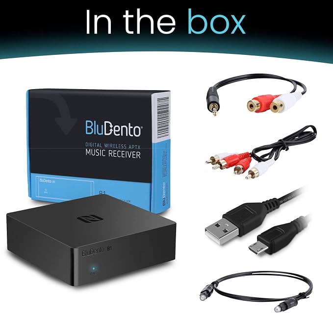B1 Bluetooth Stereo Receiver, aptx LL, Hi-Fi V5.1 Audio Receiver, TI DAC - Image 9