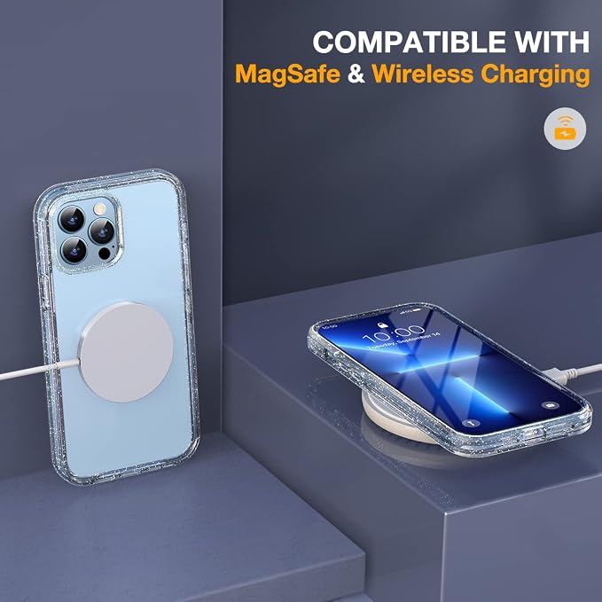 Miracase Glass Case for iPhone 13 Pro Max 6.7 inch, Upgrade Full-Body Clear - Image 6