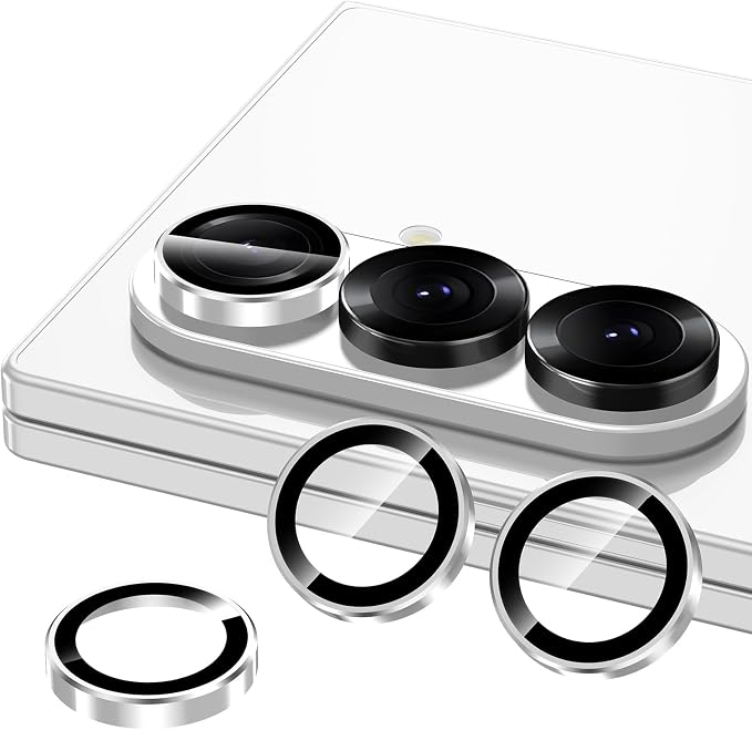 for Samsung Galaxy Z Fold 7 Camera Lens Protector, Individual Metal Ring - Image 2