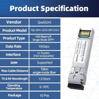 10Pcs Single Mode 10G SFP+ Fiber Module Network Transceiver, LR SM1310nm 10km - Image 7