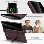 Miimall for Fold 6 Case with Privacy Screen Protector, Z Fold 6 Phone Case Stand - Image 7