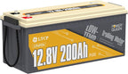 Power Queen 12V200Ah PLUS LiFePO4 Battery, Low Temperature Protection, Built-in by PowerQueen