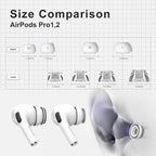 Premium Multi-Flange Eartips for AirPods Pro 1&2 – Always Fits, Never Slips - Image 6