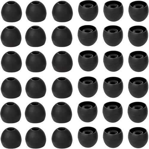 36 Pieces Large Earbud Tips Soft and Comfortable Silicone Earbud Tips Ear Bud by CYADCI