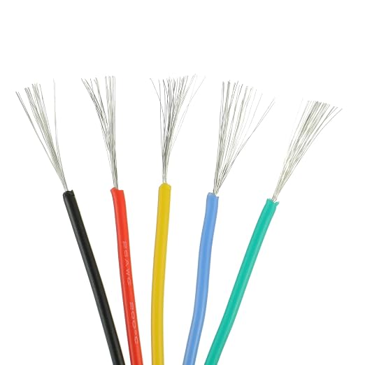 BOJACK 26 AWG Flexible Silicone Wire Electric Wire Hook up Wire Kit 300V Cables - Image 5