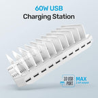 Unitek Multi Charging Station, 10-Port USB Charger - Image 2