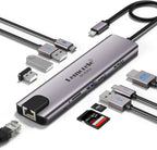 Lemorele USB C Hub Multiport Adapter 10-in-1 by Lemorele