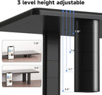 suptek Dual Monitor Stand Riser, 32.28Inch Large Monitor Stands - Image 3