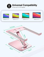 RIWUCT Foldable Aluminum Alloy Laptop Stand - Image 5