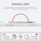 Grat 3 Upgraded Magnetic Phone Grip Stand, 360° Rotatable Silicone Strap Phone - Image 2