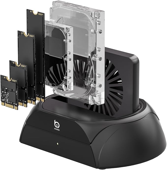 Hard Drive Docking Station, Pcie NVMe Adapter by XIAOBI
