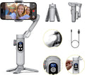 Gimbal Stabilizer for Smartphone, 3-Axis Portable iPhone Gimbal w/OLED Display by AOCHUAN