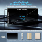 Laptop Privacy Screen 14 Inch Privacy Filter Screen Protector - Image 5