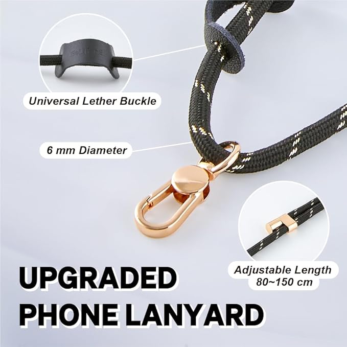 Universal Phone Lanyard, Anti-Theft Crossbody Strap - Image 2