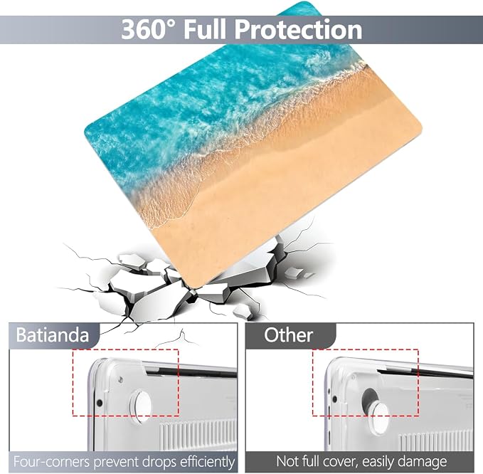 Batianda Design Case for M1 MacBook Air 13 Inch Model A2337 A2179 A1932 2021 - Image 5