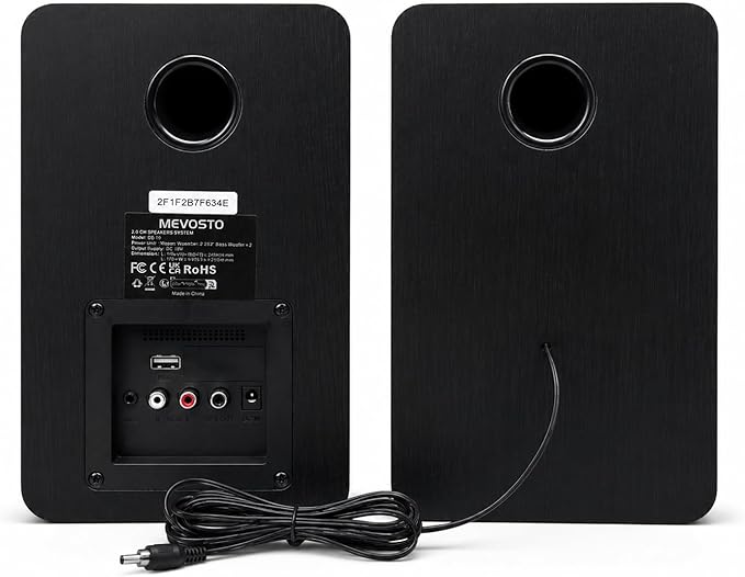 Active Bookshelf Speakers 36W RMS - Image 7