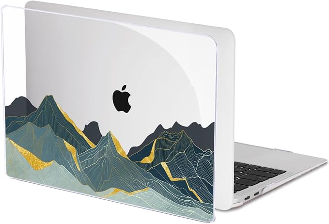 for MacBook Air 13 Inch Case 2021 2020 2019 2018, Plastic Hard Shell Case - Image 3