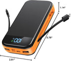 Portable Charger 32000mAh, 22.5W QC 3.0 PD 20W Smart LED Display Fast Charging - Image 8