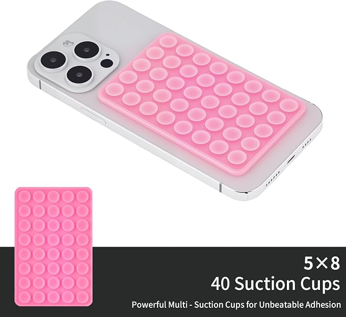 2 Pack Silicone Double-Sided Suction Grip – 40 Cups per Side, Strong Hold - Image 4