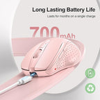 TECKNET Rechargeable Wireless Mouse, 2.4G Silent Mouse, Quiet Click, 6 - Image 2