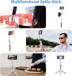PHOPIK 35" Magnetic Selfie Stick Phone Tripod, Extendable Phone Tripod - Image 7
