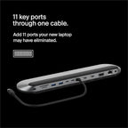 Belkin Connect 11-in-1 Universal USB-C Pro Dock w/ 3-Monitor Support, Silicon - Image 2