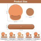 MOSISO Wrist Rest Support for Mouse Pad&Keyboard Set, Circle Curved Ergonomic - Image 7