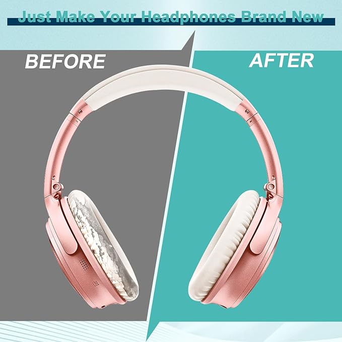 Replacement Earpads Cushions for Bose QuietComfort 35 & Quiet Comfort 35 II - Image 6