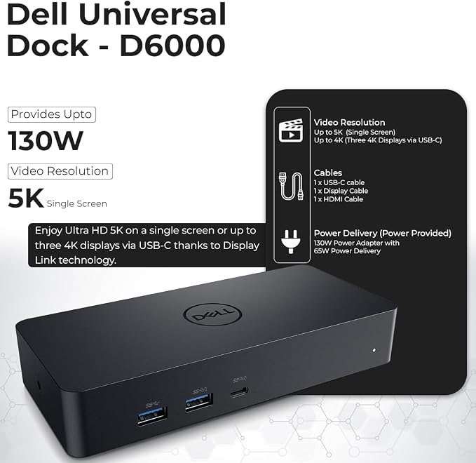 Dell D6000S Universal Dock Bundle - Image 3