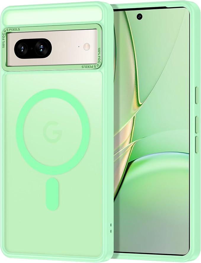 Magnetic for Google Pixel 7 Case, Shockproof Slim Translucent Matte Anti-Slip by Casehas