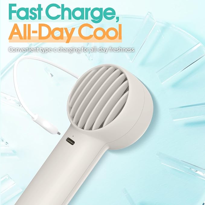 Mini Portable Fan, USB Personal Handheld Fan - Image 7
