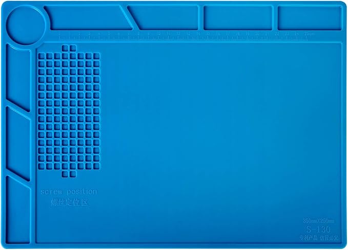 Kaisi S-130 Insulation Silicone Soldering Mat Repair Mat, Heat Resistant by Kaisi%C2%AETools