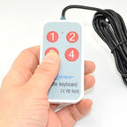 iKKEGOL 1.8Meter /6Feet USB Durable Game Handle Mini Button 4 Keys Switch - Image 4