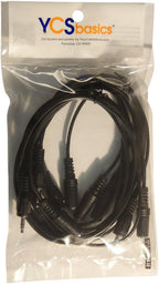 Five Pack of YCS Basics 3 Foot 3.5mm Headphone Extension Cables Male/Female - Image 2