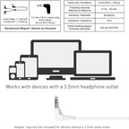 Panasonic ErgoFit Wired Earbuds, 3.5mm Jack In-Ear Headphones Wired - Image 6