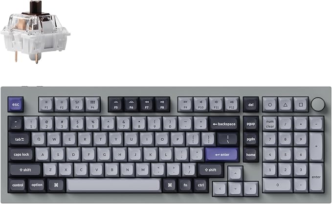 Keychron Q5 Pro QMK/VIA Wireless Custom Mechanical Keyboard, 96% Layout by Keychron