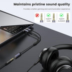 MOSWAG Headphone Splitter for Computer, 3.5mm Female to Dual 3.5mm Male Cable - Image 4