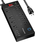 POWSAV 6 Ft WiFi Surge Protector by POWSAV