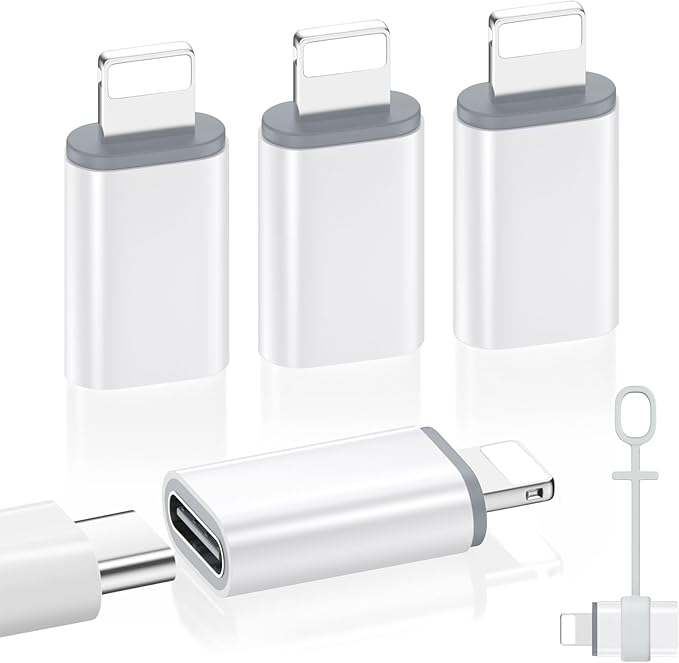 MoKo USB C to Lightning Adapter 4 Pack, Not by MoKo