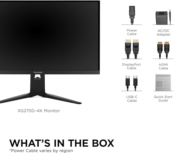 ViewSonic XG275D-4K 27 Inch 4K UHD Gaming Monitor - Image 9