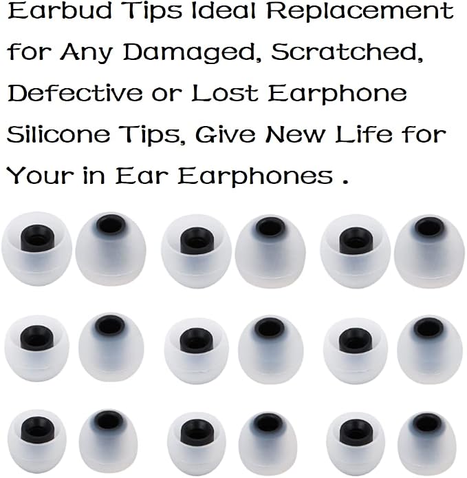 Earbuds Replacement Tips Silicone Earbud Tips Ear Gels Fit - Image 5