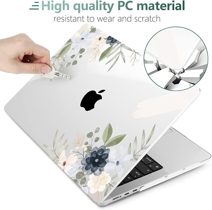 MEEgoodo Case for MacBook Air M4/M3/M2 13.6 inch 2025 2024 2022, Fit Model - Image 4