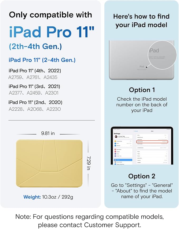 MOFT Dynamic Folio Case for iPad Pro 11-inch, Silm Magnetic Stand Case - Image 2