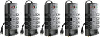 Belkin Surge Protector w/ 8 Rotating & 4 Standard Outlets - 8ft Sturdy by Belkin