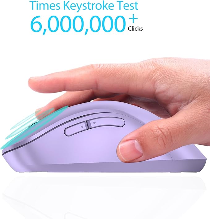 memzuoix 2.4G Wireless Mouse, 1400 DPI Computer Mice - Image 4